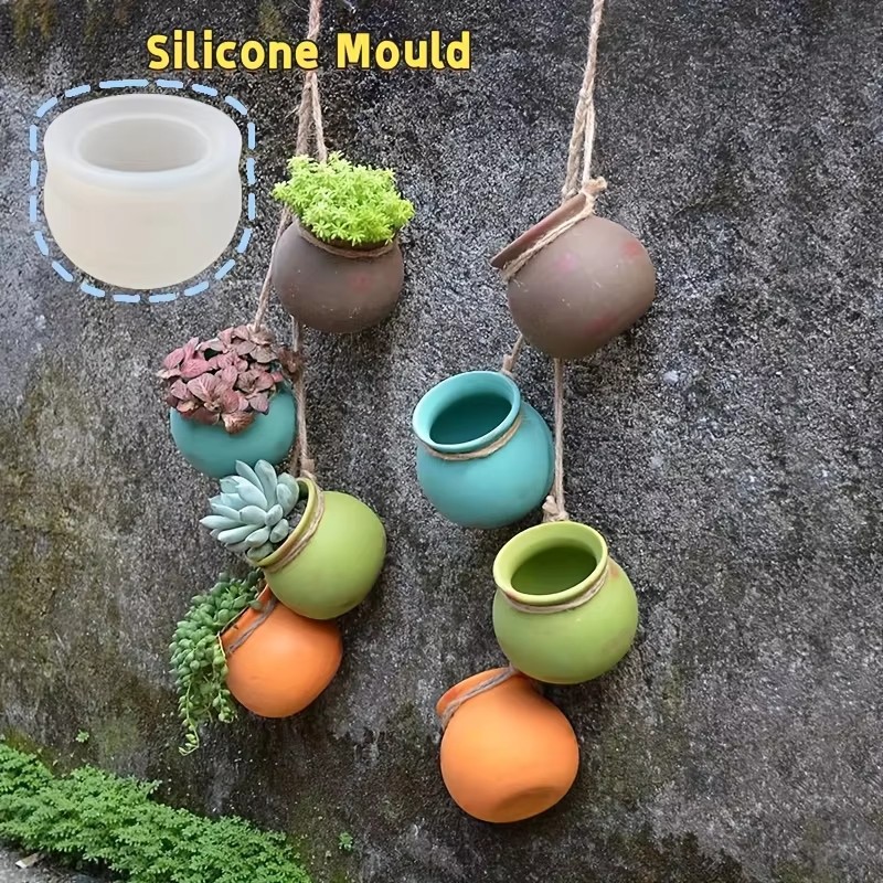 Candle Making Ideas - Moldes de silicona para macetas, moldes