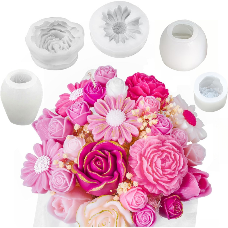 Candle Making Party - Juego de moldes para velas con