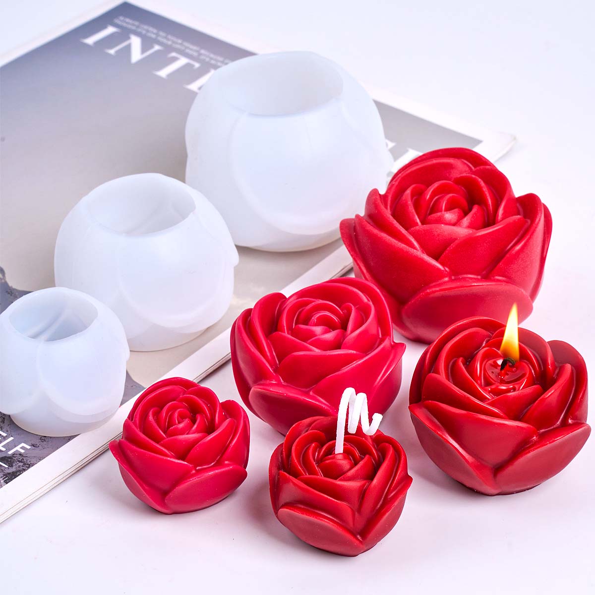 Candle Making Party - Molde de vela de silicona con