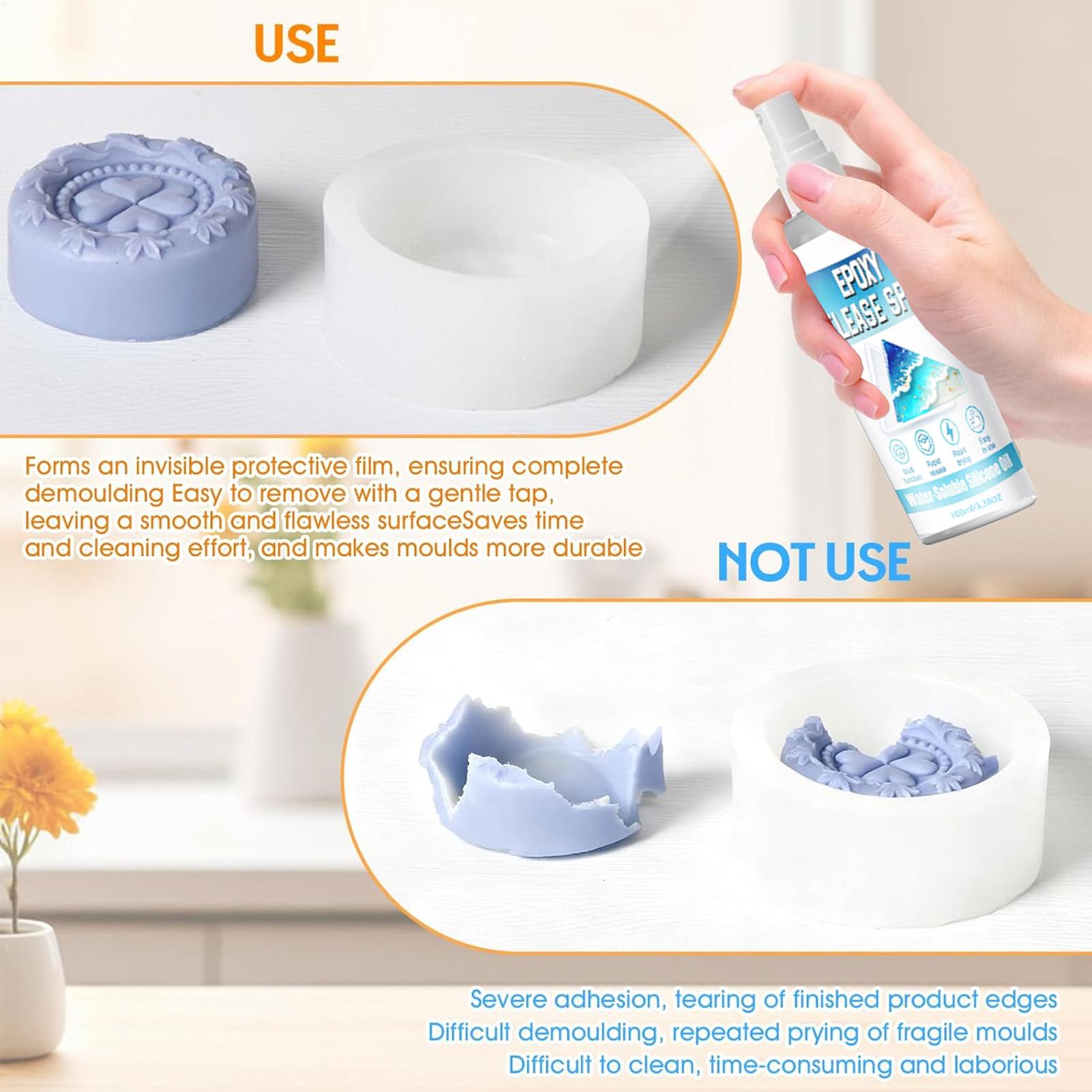 Spray Desmoldante de Silicona, - Candle Making Ideas reseña y precio