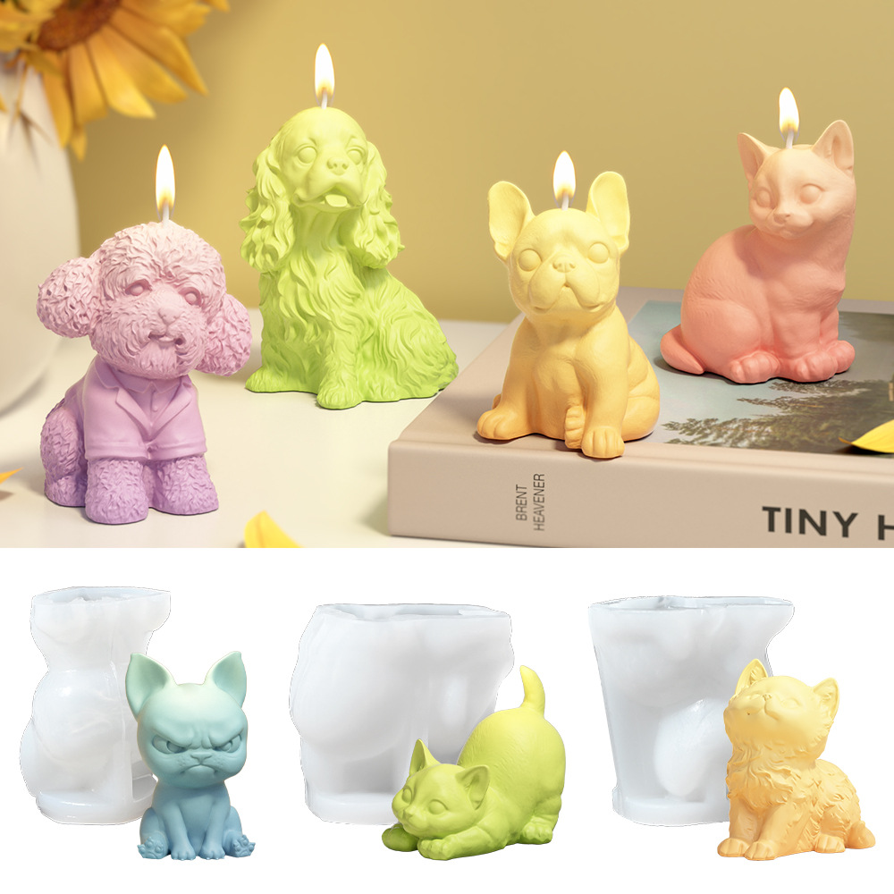 Molde de silicona para cachorr - Candle Making Party reseña y precio