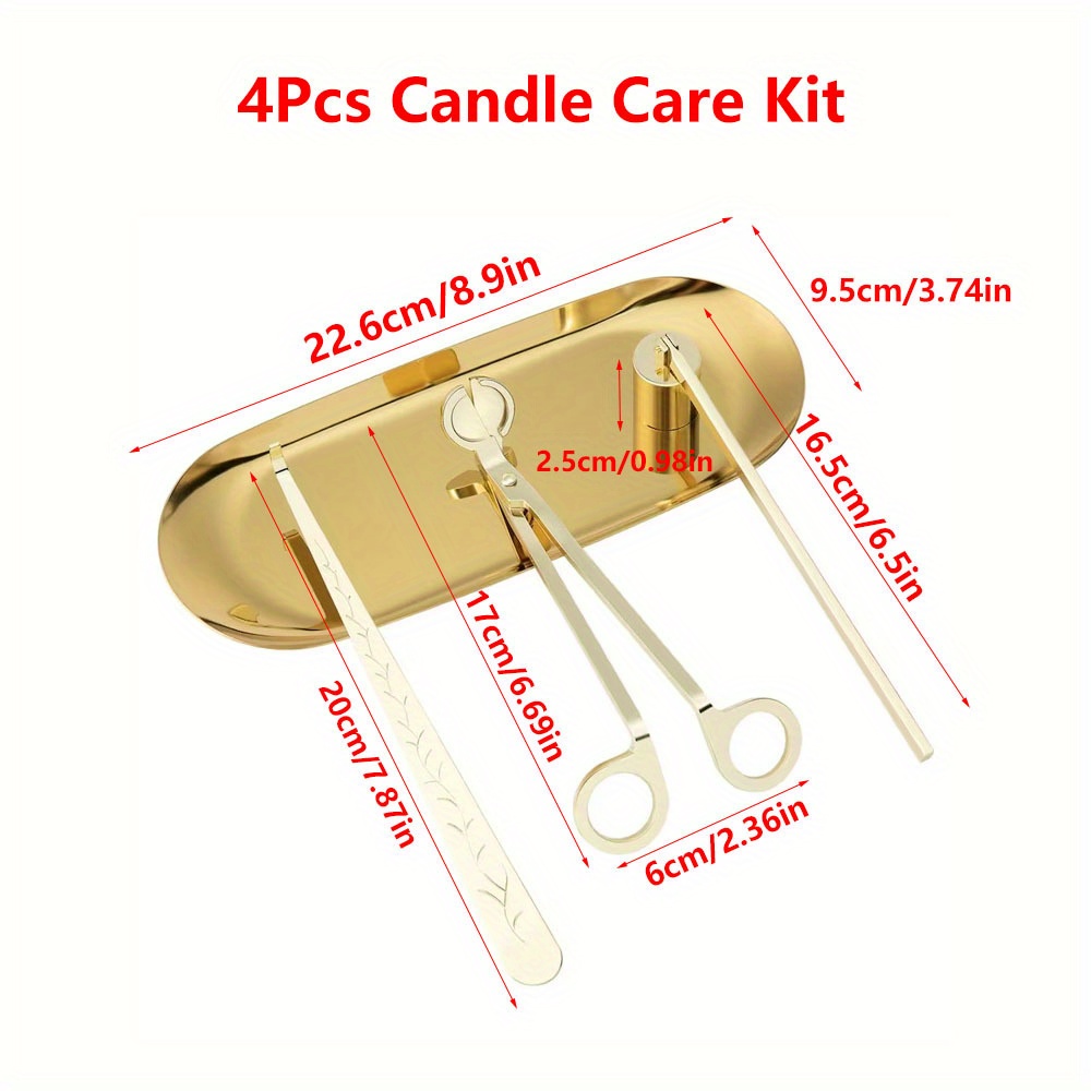 4 unids/set Kit de cuidado de  - Candle Making Ideas reseña y precio