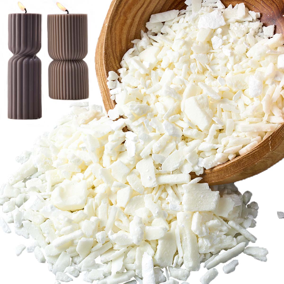 Cera de soja blanca pura de 1  - Candle Making Ideas reseña y precio