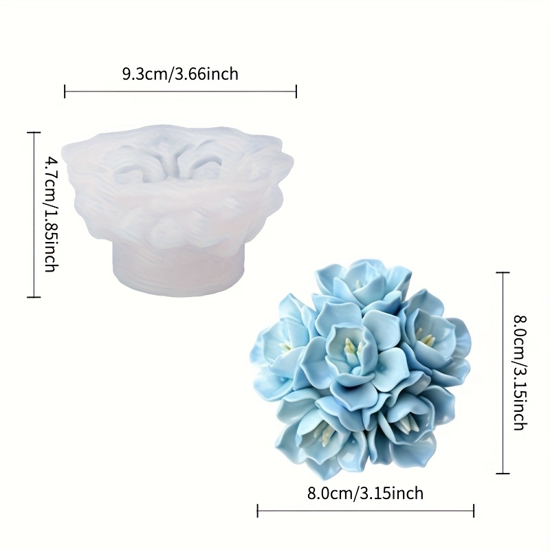 1 molde de silicona para velas - Candle Making Ideas reseña y precio